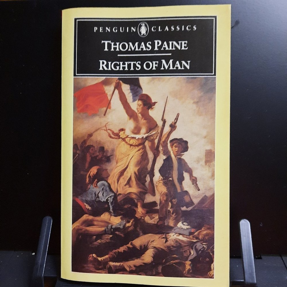 Paperback Book, "The Rights of Man" by Thomas Paine